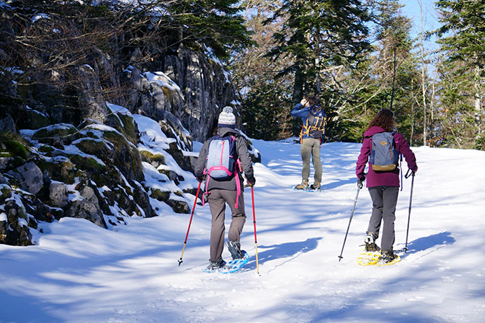 Raquettes à la Pierre Saint Martin - Espace Nordique du Braca