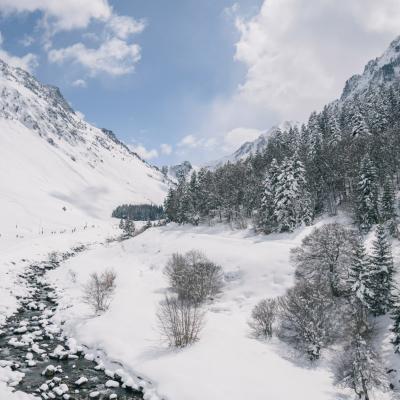 Barèges sous la neige